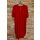 Hopsack Kleid lang rot knitter