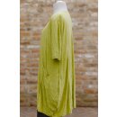 Hopsack Tunika/Kleid "Liebling" limette knitter