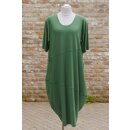Hopsack Kleid green OS