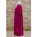 Hopsack Kleid magenta OS