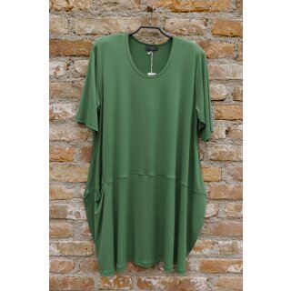 Hopsack Oversize Kleid "Favorit" green Halbarm