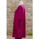 Hopsack Oversize Kleid "Favorit" magenta Halbarm