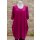Hopsack Oversize Kleid "Favorit" magenta Halbarm