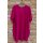 Hopsack Oversize Kleid "Favorit" magenta Halbarm