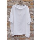 by basics Leinentunika Collar white