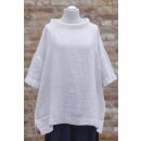 by basics Leinentunika Collar white