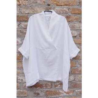 by basics Leinentunika Oversize Kimono weiss