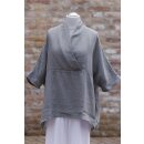 by basics Leinentunika Oversize Kimono cement