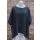 by basics Leinen Top wide midnight blue