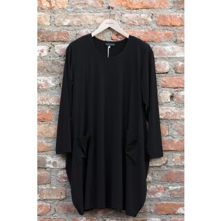 Hopsack Tunika oder Kleid "Classic" schwarz