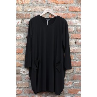 Hopsack Tunika oder Kleid Classic schwarz