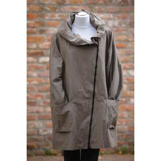 Hopsack Winterjacke Stone