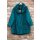 Hopsack Winterjacke long "Petrol"