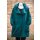 Hopsack Winterjacke long "Petrol"