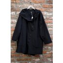 Hopsack Winterjacke long "Black"