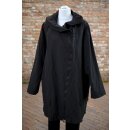 Hopsack Winterjacke long "Black"