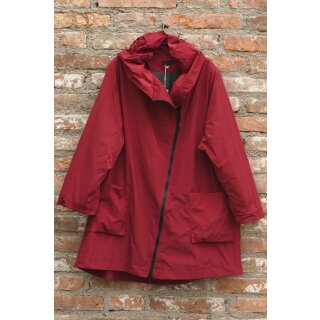 Hopsack Winterjacke long "Red"