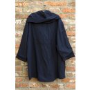 Hopsack Winterjacke long "Navy"