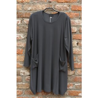 Hopsack Tunika oder Kleid Classic grau