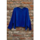 Überwurf/Pulli Feinstrick royal-blau