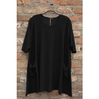 Hopsack Tunika Big A Form Classic black
