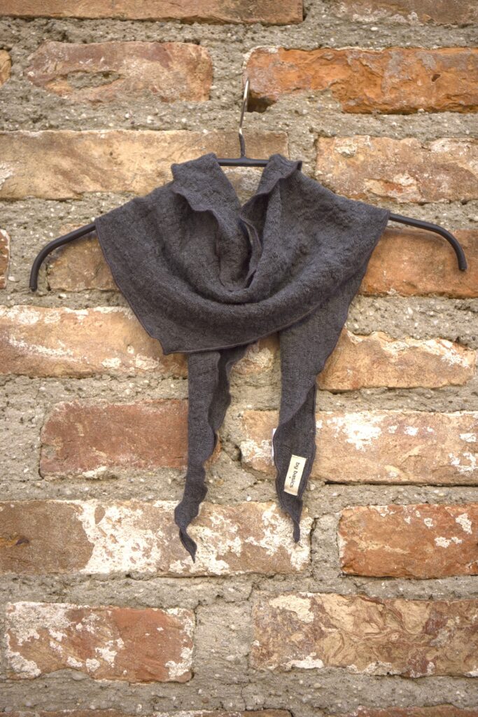 by basics Merino Strick Triangel anthra