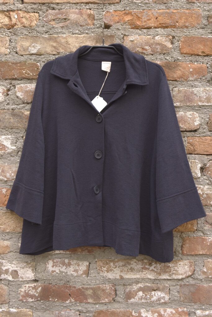 By Basics Strick Jacke asphalt